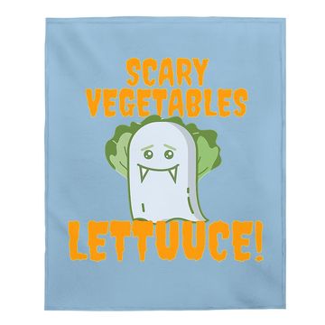 Discover Cute Halloween Vegetable Lord Lettuce Classic Baby Blanket