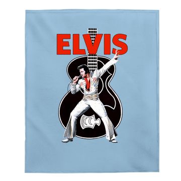 Discover The Elvis Presley Experience Baby Blanket