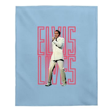 Discover Elvis Presley Live Baby Blanket
