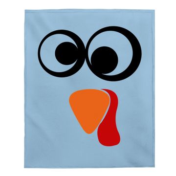 Discover Cute Turkey Fall Thanksgiving Baby Blanket