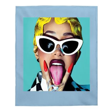 Discover Cardi B Album Cover Drag Queen Cool Baby Blanket