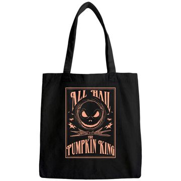 Discover The Nightmare Before Christmas Hail The Pumpkin King Tote Bag