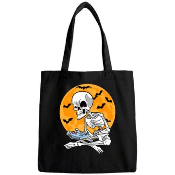 Discover Gaming Skeleton Gamer Controller Halloween Tote Bag