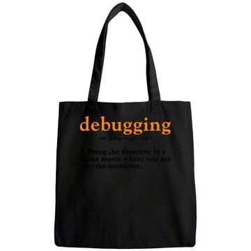 Discover Debugging Definition Tee Code Coding Computer Programmer Tote Bag