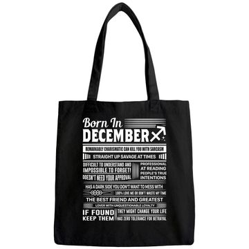 Discover Born In December Sagittarius Tote Bag