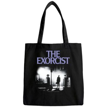 Discover The Exorcist Purple Logo Tote Bag