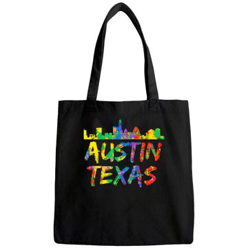 Discover Austin Texas Skyline Tote Bag