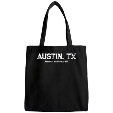 Discover Austin Texas Keeping It Weird 1835 Tote Bag