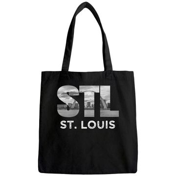 Discover Downtown St Louis Missouri Skyline Art Gateway Arch Tote Bag