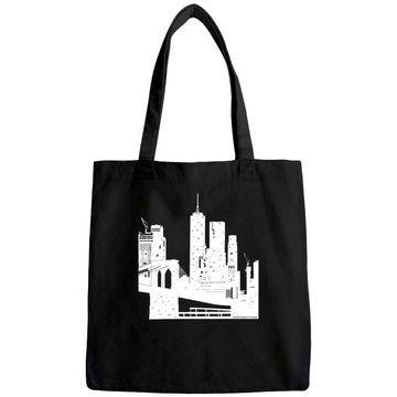 Discover NYC Skyline  One World Trade Center Tote Bag