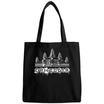 Discover Cambodia Angkor Wat Khmer Tote Bag