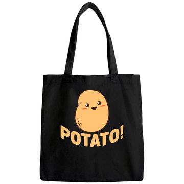 Discover Cute Potato Smiling Tee Tote Bag