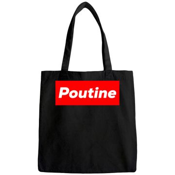 Discover Poutine Box Logo Tote Bag
