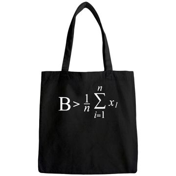 Discover Be Greater than Average Mathematic Formula Tote Bag