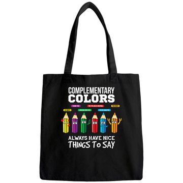 Discover Complementary Colors Pun Artist Art Teacher Tote Bag