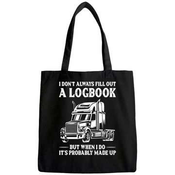 Discover Trucker Drivers Big Rig Tote Bag