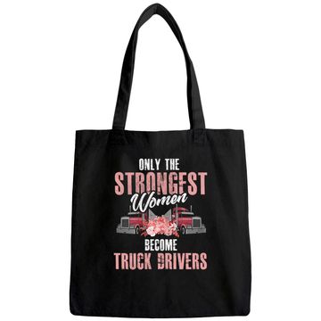 Discover Female Truck Driver Tote Bag