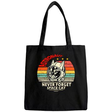 Discover Astronaut cat Retro space cat Tote Bag
