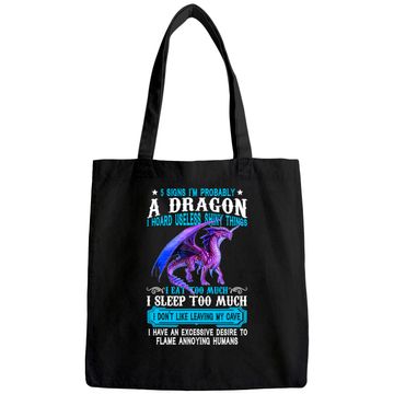 Discover I'm Probably A Dragon Lovers Gift Tote Bag