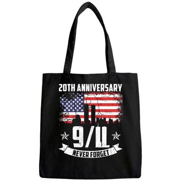 Discover Patriot Day 2021 Never Forget 9-11 20th Anniversary Tote Bag
