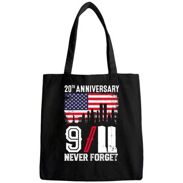 Discover Never Forget 9/11 20th Anniversary Patriot Day 2021 Tote Bag
