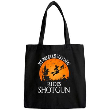 Discover Belgian Malinois Rides Shotgun Dog Lover Tote Bag