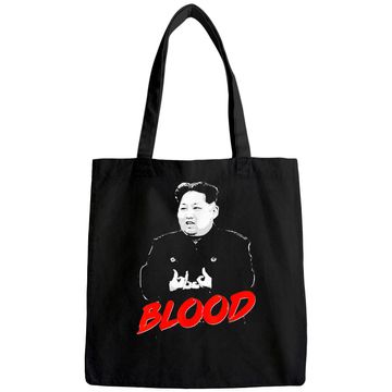 Discover kim jong un blood Tote Bag