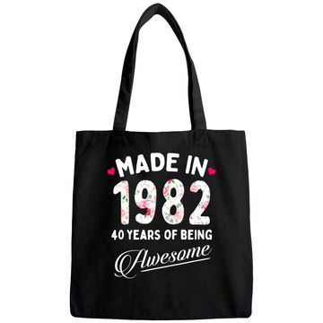 Discover 40th Birthday Made 1982 Tote Bag