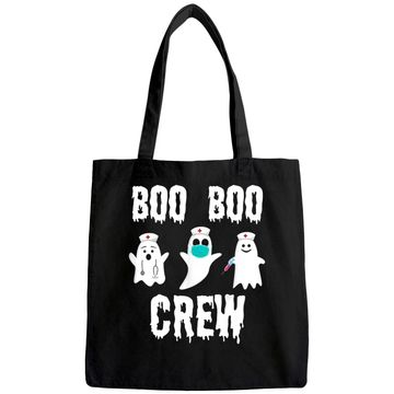 Discover Halloween Nurse Costume Boo Boo Crew Tote Bag