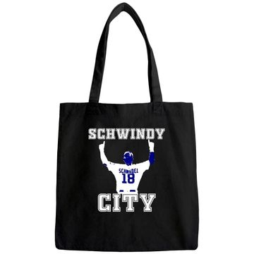 Discover Schwindy City Baseball Tote Bag