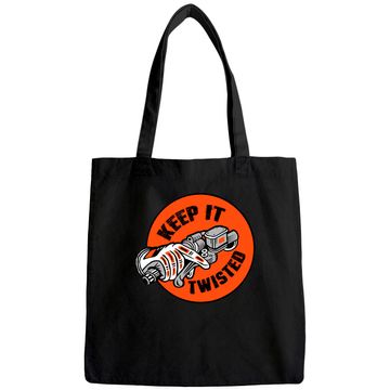 Discover Motorcycle Biker Keep It Twisted Tote Bag