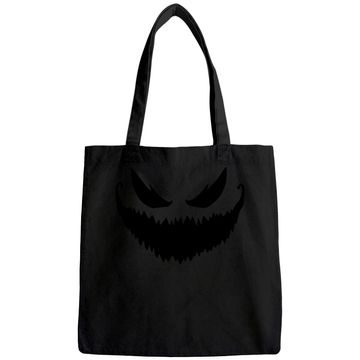 Discover Pumpkin Jack O Lantern Face Tote Bag