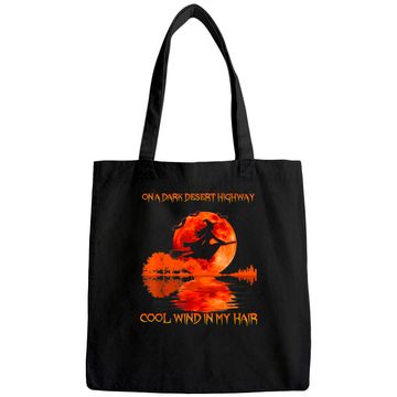 Discover On A Dark Desert Highway Cool Wind In My Hair Halloween Tote Bag