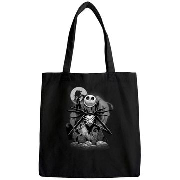 Discover Nightmare Before Christmas Jack Night Scene Tote Bag