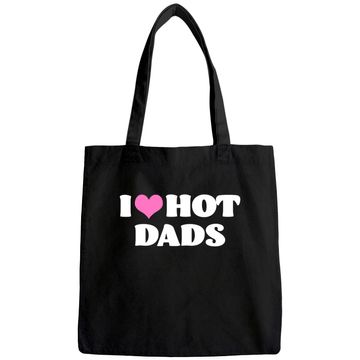 Discover I Love Hot Dads Tote Bag