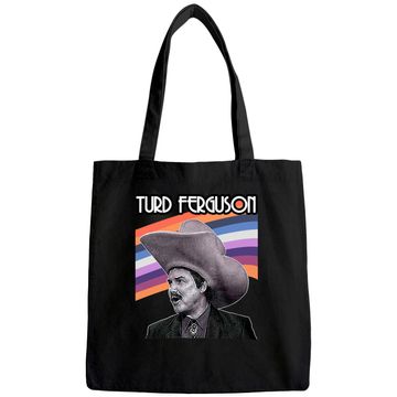 Discover Turd Ferguson Celebrity Jeopardy Retro Tote Bag