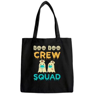 Discover Boo Boo Crew Squad Nurse Halloween Nurses RN Ghost Tote Bag