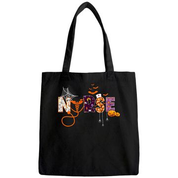 Discover Nurse Health Worker Halloween Tote Bag