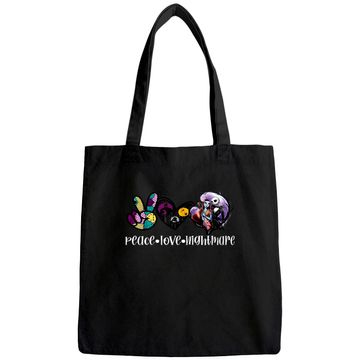 Discover Peace Love Night Mare Tote Bag