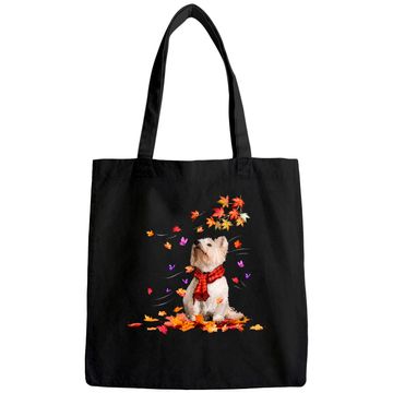 Discover Westie Autumn Leaf Classic Tote Bag