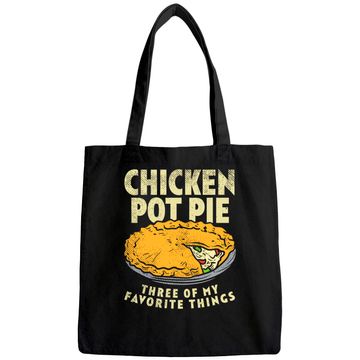 Discover Crust Pastry Pun Chicken Pot Pie Three Of My Favorite Things Tote Bag