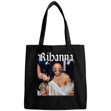 Discover Rihanna Singer Tote Bag
