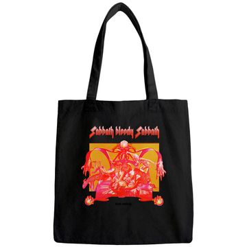Discover Black Sabbath  Sabbath Bloody Sabbath Bright Tote Bag