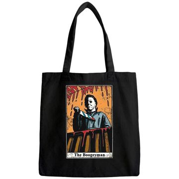 Discover Halloween Michael Myers TheBoogeyman Tarot Card Carpenter Horror Tote Bag