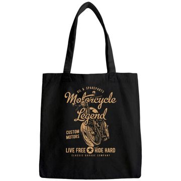 Discover Motorcycle Legend Tote Bag