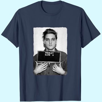 Discover Elvis Presley Army Mug Shot Rock 'n' Roll T Shirt