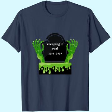 Discover Creepy Tombstone It Real T Shirt