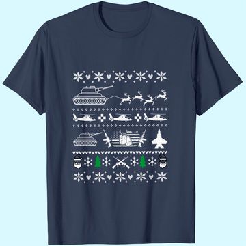 Discover Patriotic Veteran Ugly Christmas T-Shirt