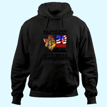 Discover Never Forget 9-11-2001 20th Anniversary Firefighters Hoodie