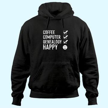 Discover Coffee Computer Genealogy Genealogist Ancestry Lineage Gift Hoodie